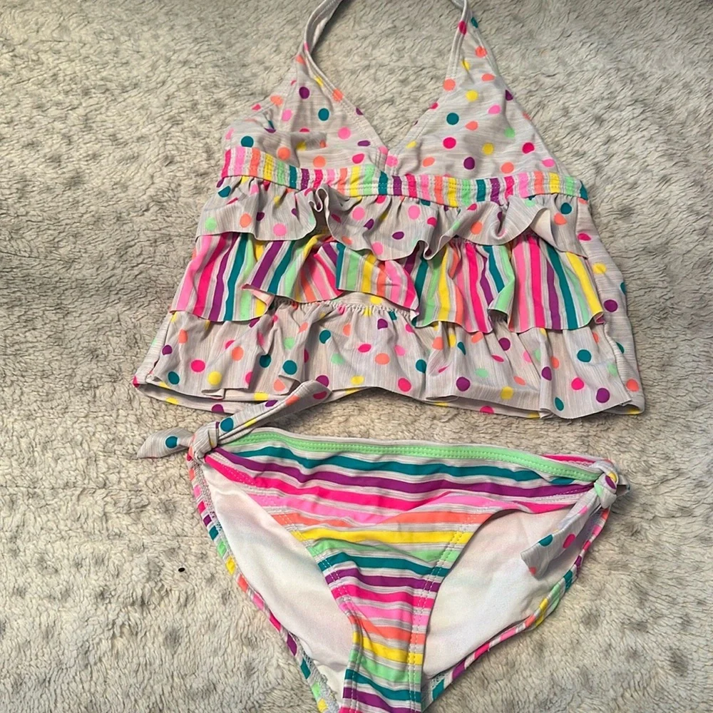 Super cute little girls tankini